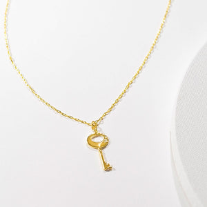 Key of F Necklace - Gold